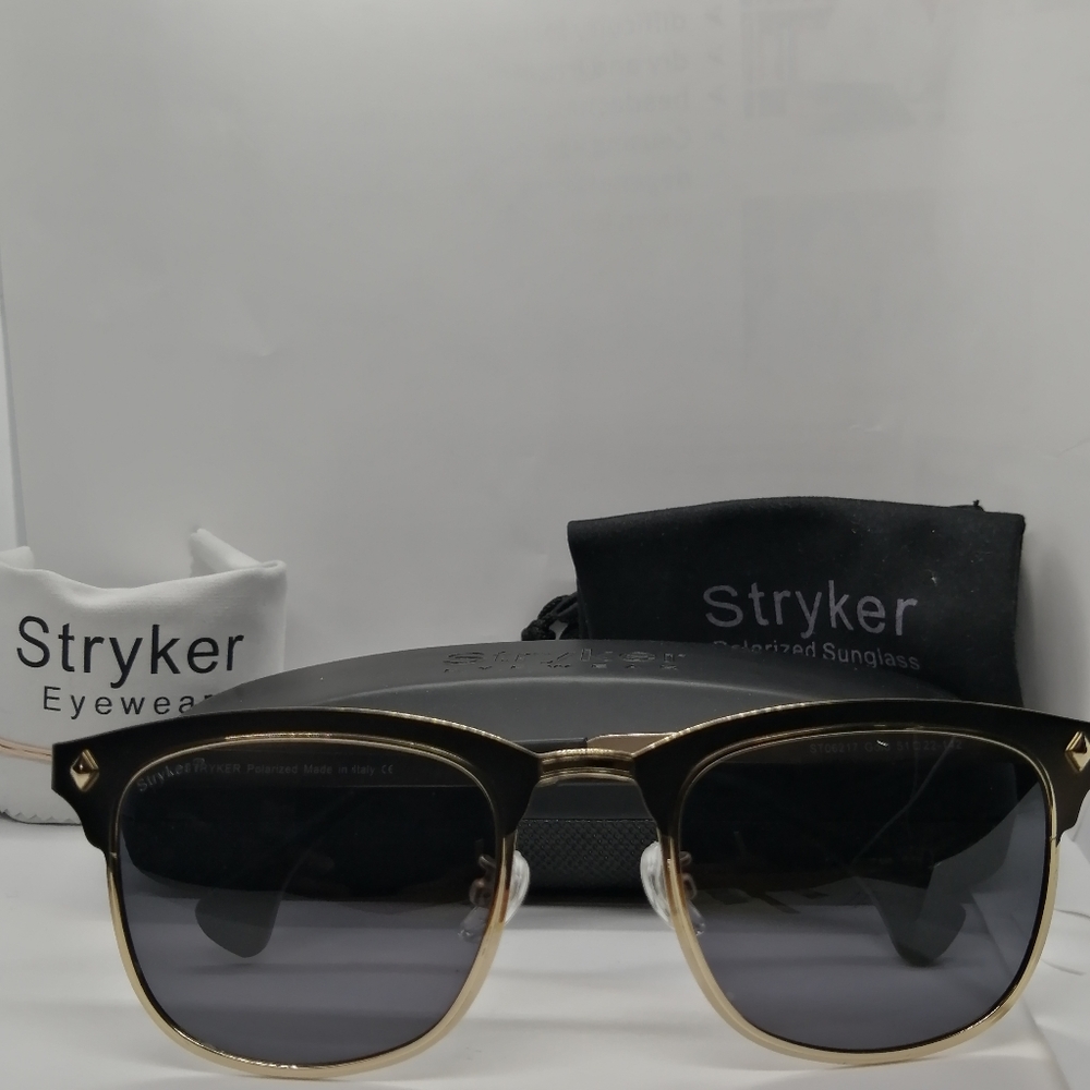 New Stryker Polarized Sunglass ST06217 Gold Brown - Picture 3 of 10